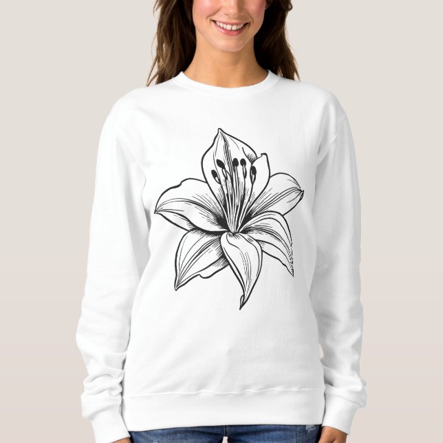 Camiseta Birth Flower Botanical Design (Frente)