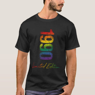 Camiseta Birthday 1990 Year Limited Lgbtq Rainbow Pride Edi