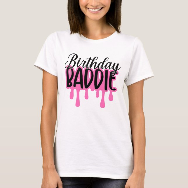 Camiseta Birthday Baddie (Frente)