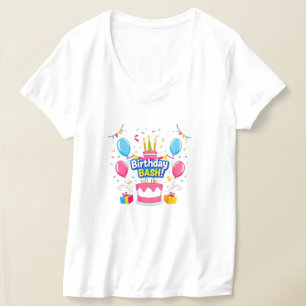 Camiseta "Birthday Bash Vibes"