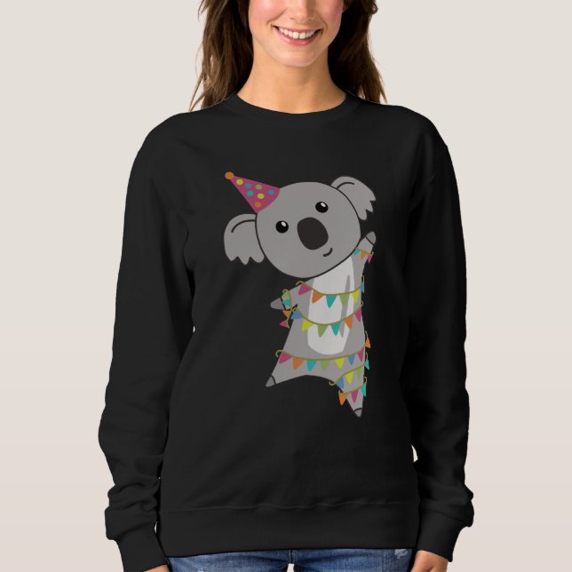 Camiseta Birthday Bear Koala Bear Bear Garland (Frente)