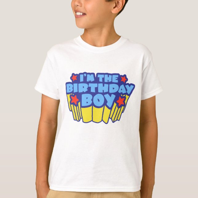 Camiseta Birthday Boy (Frente)