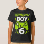 Camiseta Birthday Boy 6 Video Game Controller Gamer 6 Bir<br><div class="desc">Jogo de Aniversário,  Jogador de Aniversário,  Jogo de Vídeo de Aniversário,  Jogo de Aniversário,  Jogo de Aniversário,  Jogo de Aniversário,  Jogo de Correspondência Familiar,  Aniversário 6 Video Game Controller Gamer 6 de Aniversário Gift-Shirt</div>