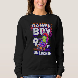 Camiseta Birthday Boy 9 Anos De Idade Ga De Consola De Jogo