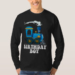 Camiseta Birthday Boy Choo Choo Blue Train Festa Kid<br><div class="desc">Birthday Boy Choo Choo Blue Train Aproxima crianças bebês</div>