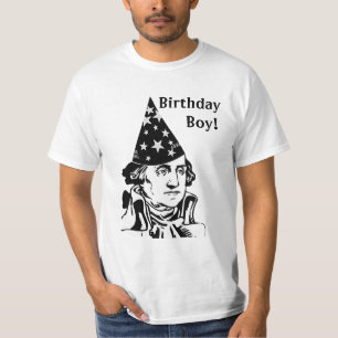 Camiseta Birthday Boy George Washington