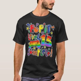 Camiseta Birthday Boy Level 15 Pop completo