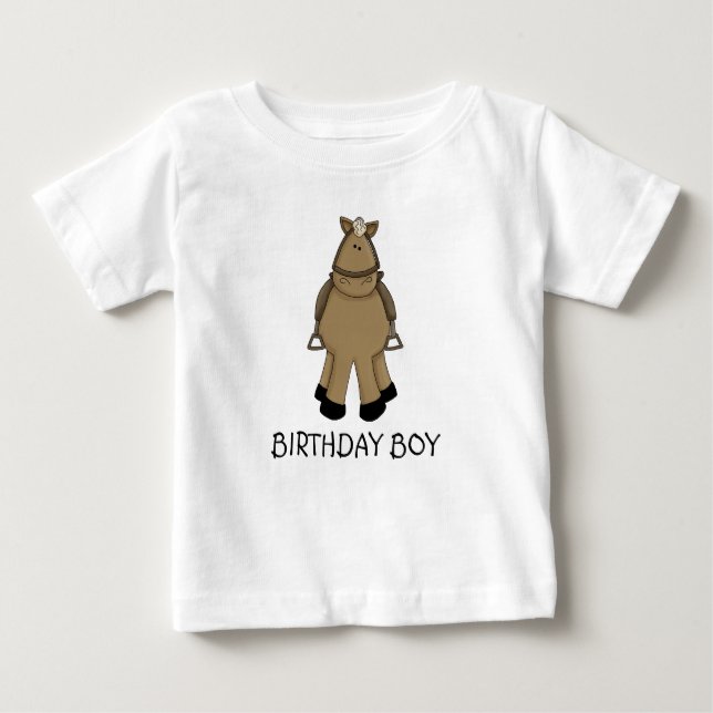 Camiseta Birthday Boy - Pony (Frente)
