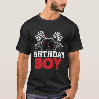 Camiseta Birthday Boy Race Car Racing Car Birthday Crew gir