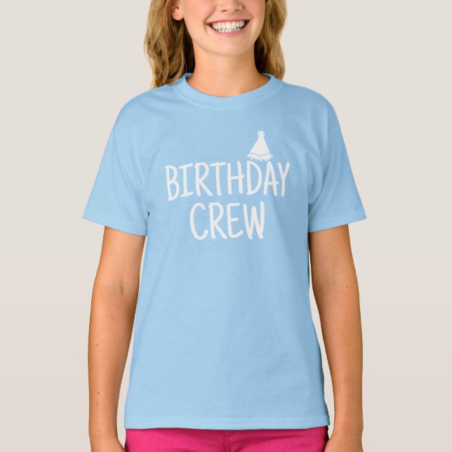 Camiseta Birthday Crew (Frente)