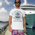 Camiseta Birthday Cruise Funny Group Personalizado<br><div class="desc">Este design pode ser personalizado na área fornecida pela alteração da foto e/ou do texto. Ou pode ser personalizado clicando em Personalizar este Modelo e, em seguida, escolhendo o clique para personalizar mais a opção e excluir ou alterar a cor do plano de fundo, adicionar texto, alterar a cor ou...</div>