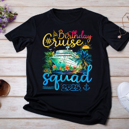 Camiseta Birthday Cruise Squad 2025