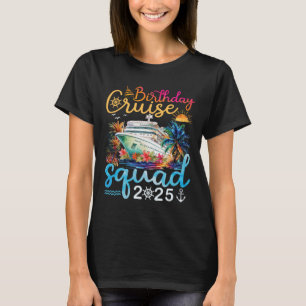 Camiseta Birthday Cruise Squad 2025 Cruise Festa de anivers
