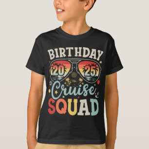 Camiseta Birthday Cruise Squad 2025 Family Matching Boy