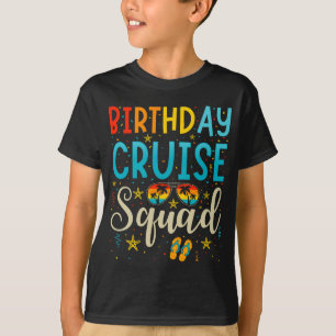 Camiseta Birthday Cruise Squad Cruising Vacising Boy