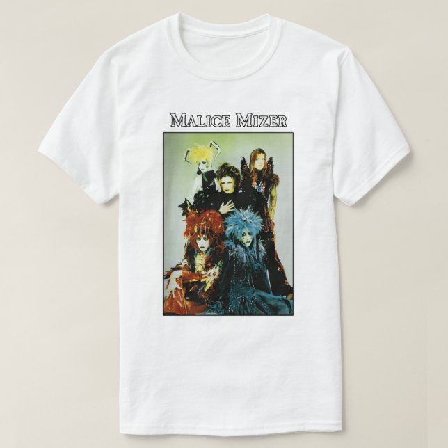 Camiseta Birthday dá malice mizer dá fãs de filmes (Frente do Design)