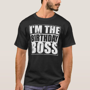 Camiseta Birthday Dude Boss Graphic