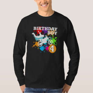 Camiseta Birthday FMX Boys Freestyle Motocross Dirtbike Rid