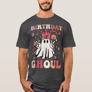 Camiseta Birthday Ghoul Cute Ghost Funny Halloween Costume 