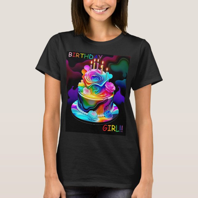 Camiseta Birthday Girl (Frente)