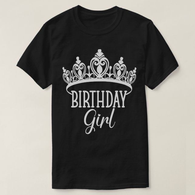 Camiseta Birthday Girl (Frente do Design)