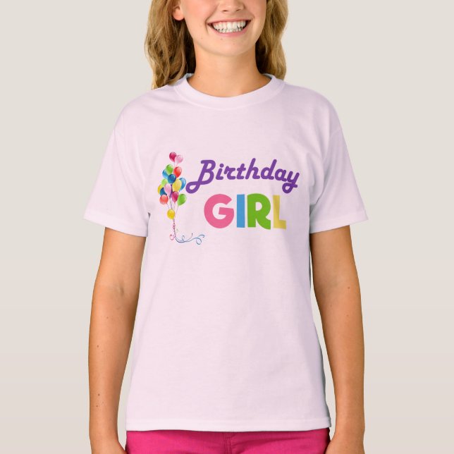 Camiseta Birthday Girl (Frente)