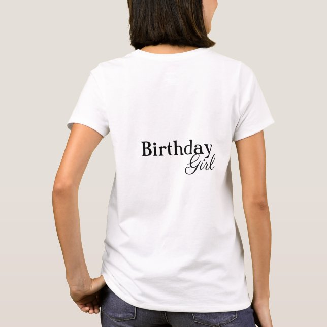 Camiseta Birthday Girl (Verso)