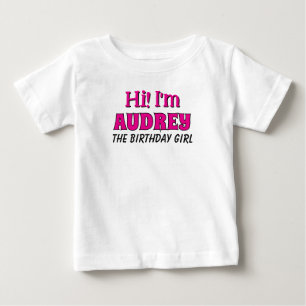Camiseta Birthday Girl, camiseta de aniversário co