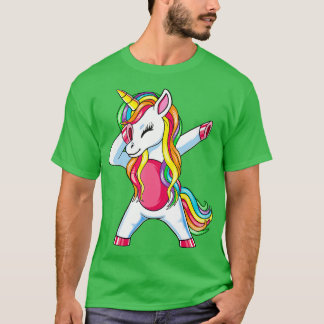 Camiseta Birthday Girl Dabbing Dabbing Unicorn Birn Birn