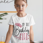 Camiseta Birthday Girl Personalizou Aniversário Corresponde<br><div class="desc">Procurando uma camisa de aniversário que fará sua festa terminar? Olhe só as camisas da nossa equipe de aniversário! Estas camisetas de na moda são perfeitas para qualquer festa de aniversário do dia fora. Nossas camisas combinam um presente de excelente para seus amigos e família, e podem ser vestidas juntas...</div>
