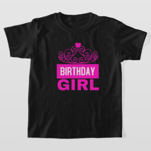 Camiseta Birthday Girl Tiara