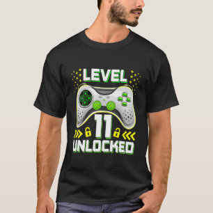 Camiseta Birthday Kid, 11 Anos de Antiguidade, Controladora