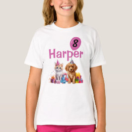 Camiseta Birthday Kid Pawsome Festa
