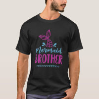 Birthday Mermaid Brother Matching Family For Boys
