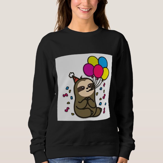 Camiseta Birthday Sloth (Frente)