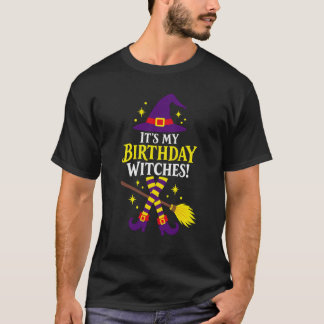 Camiseta Birthday Witch Halloween Design