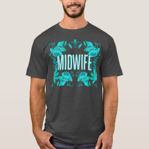 Camiseta Birthing Doula Midwifery Apoio à Gravidez Parteira