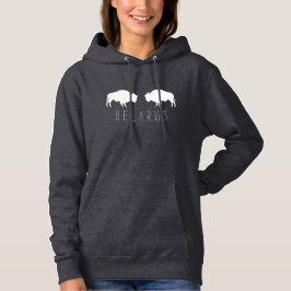 Camiseta Bisão Bielorrusso Зубр Беларусь Minimalismo