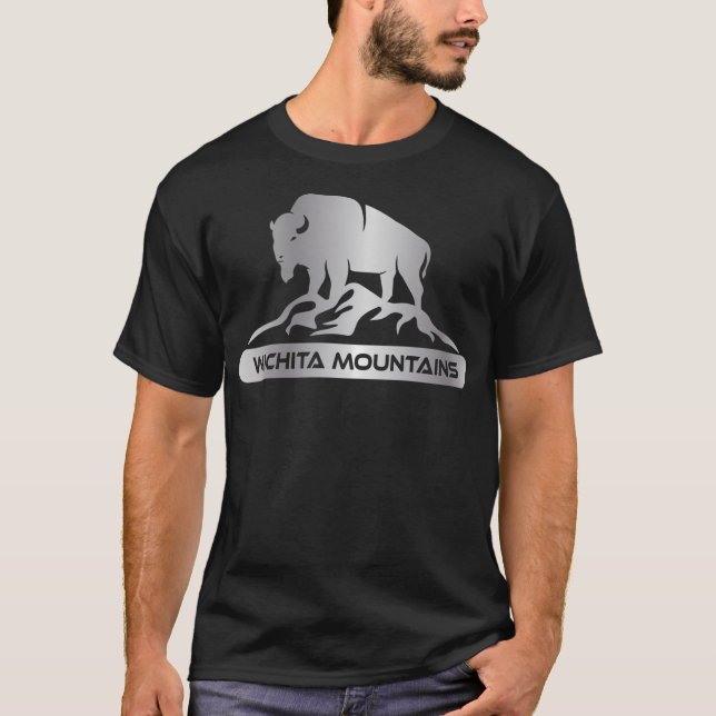 Camiseta Bisão Montanhas Wichita (Frente)