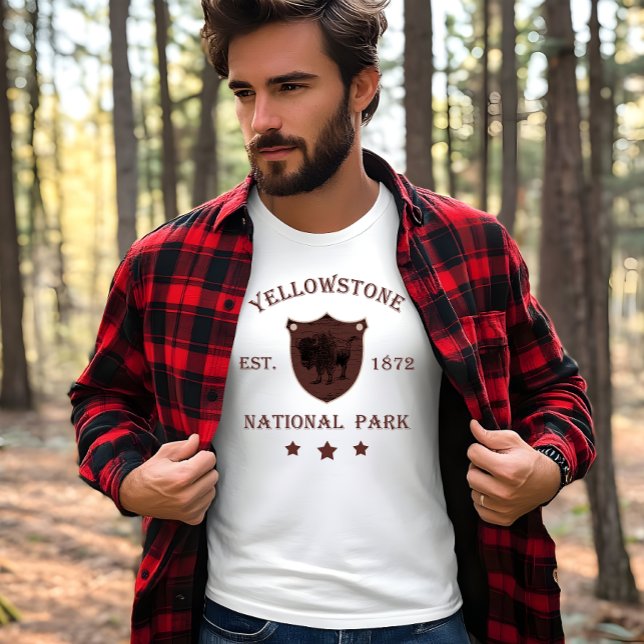Camiseta Bisão Parque Nacional de Yellowstone (Criador carregado)