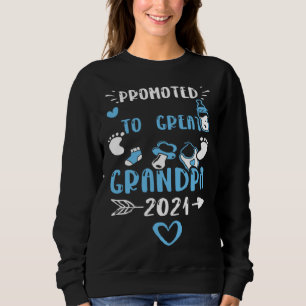 Camiseta Bisavô Promovido a Bisavô 2021 Bebê