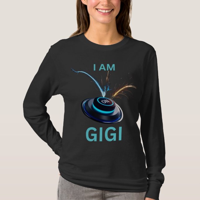 Camiseta bisavó spark está no gigi (Frente)