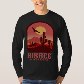Camiseta Bisbee Arizona Cacti and Sunset