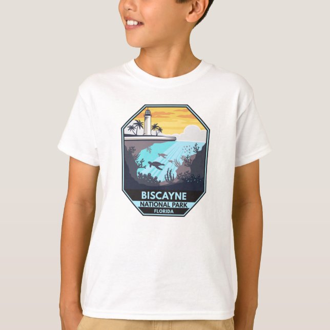 Camiseta Biscayne National Park Florida Emblem (Frente)