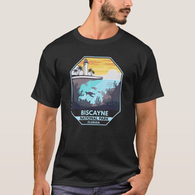 Camiseta Biscayne National Park Florida Emblem (Frente)