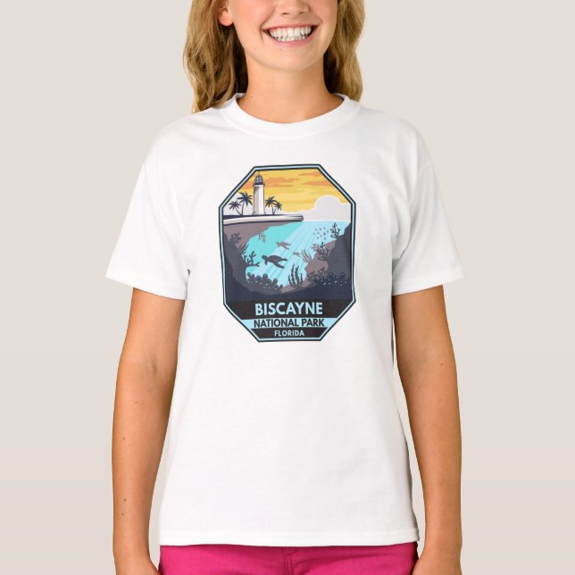 Camiseta Biscayne National Park Florida Emblem (Frente)