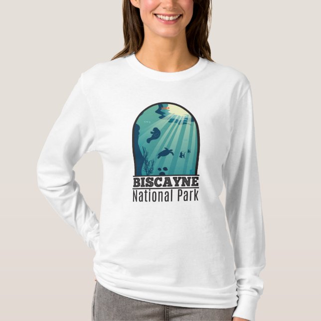 Camiseta Biscayne National Park Florida Underwater Maritime (Frente)