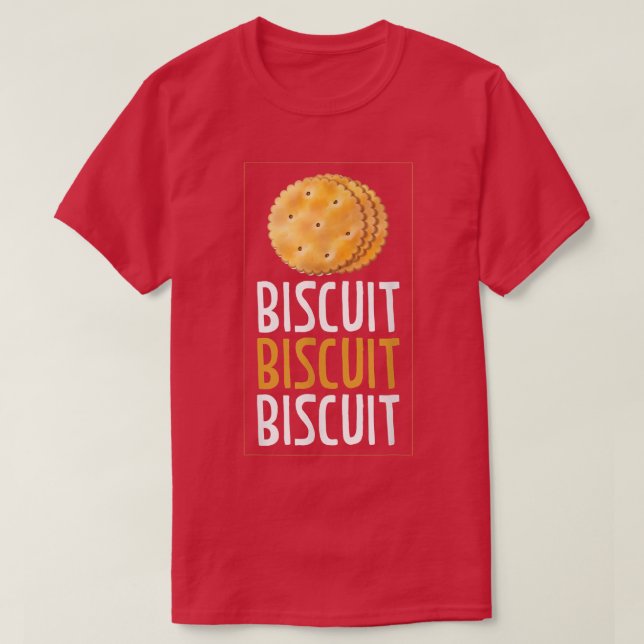Camiseta Biscoito Biscoito Biscoito Baking Biscoitos T-Shir (Frente do Design)