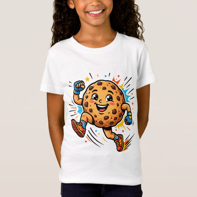 Camiseta Biscoito Chip de Chocolate Atlético Máscara de Des (Frente)