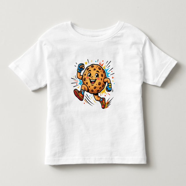 Camiseta Biscoito Chip de Chocolate Atlético Mascote de Des (Frente)